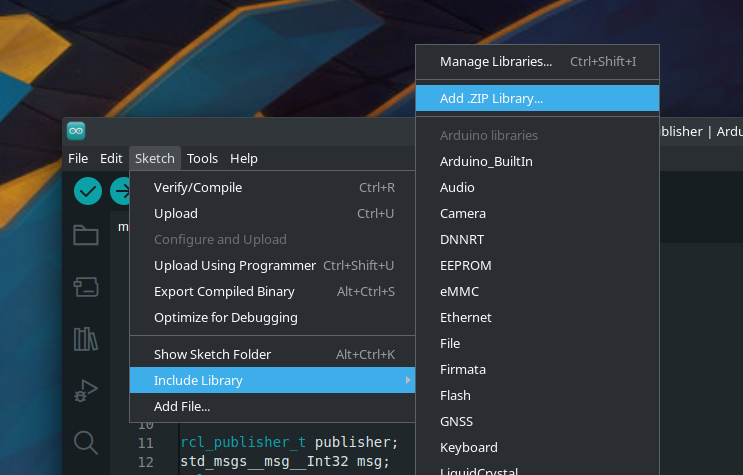 arduino import spresense library